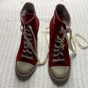 ASH High Heel Tennos Shoe Sneaker Size 39